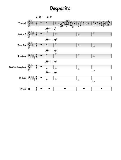 Despacito for Lucky Chops type of band