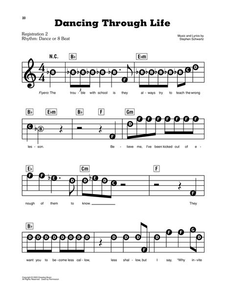 Wicked - A New Musical - Easy Piano by Stephen Schwartz