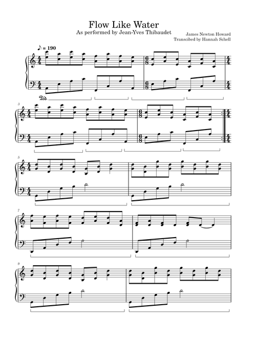 Flow Like Water - James Newton Howard (Jean-Yves Thibaudet)