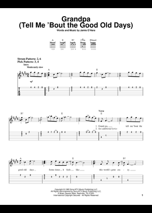 Song Grandpa Tell Me Bout The Good Old Days Lyrics Song Grandpa