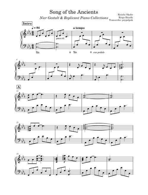 Song of the Ancients