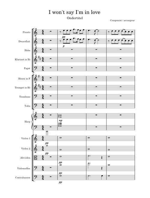 I Won't Say (I'm In Love) – Alan Menken