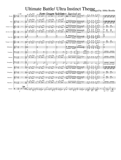 Ultimate Battle/ Ultra Instinct Theme [Marching Band]