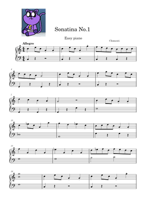 Sonatina op 36 n 1 Muzio Clementi Sheet Music for Piano (Solo