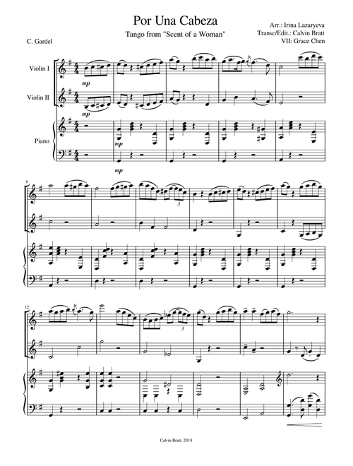 Tango Por Una Cabeza – Carlos Gardel