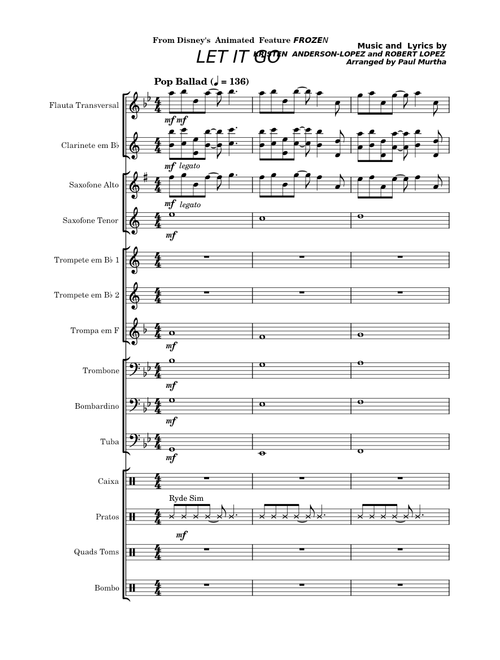 Let It Go – Kristen Anderson-Lopez & Robert Lopez
