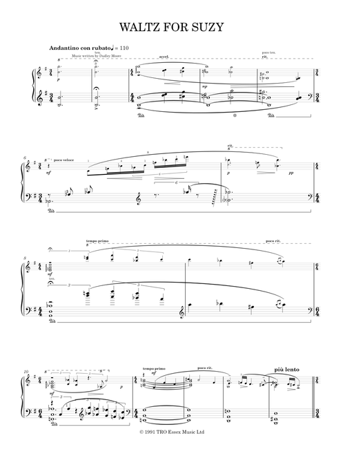 Waltz For Suzy - Dudley Moore (Solo)