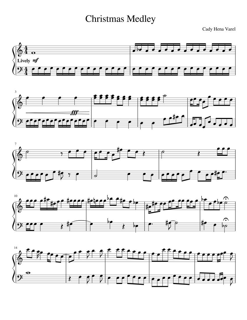 Christmas Sheet music for Piano (Solo)