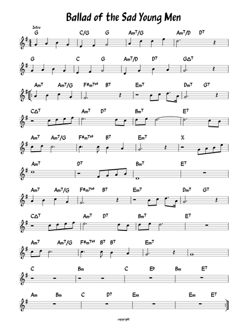 Ballad of the Sad Young Men