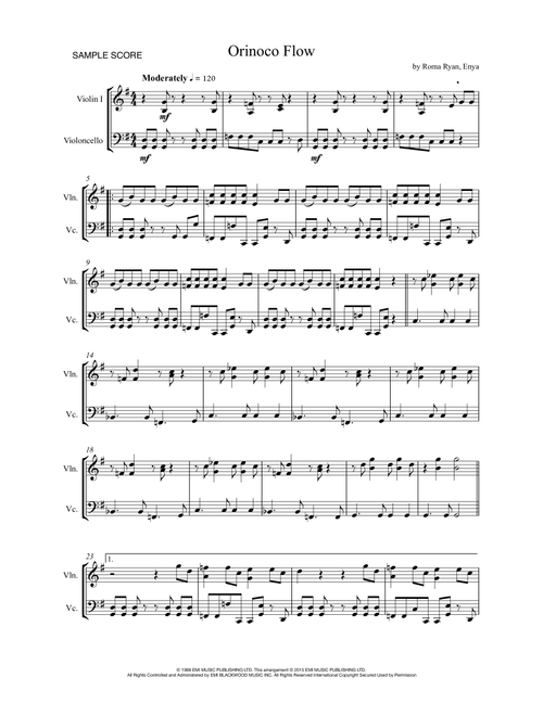Orinoco Flow (Arr. Sherry Lewis) - Enya (Instrumental Duet)
