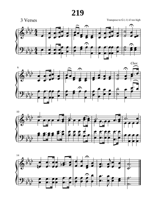 219 - Cornerstone