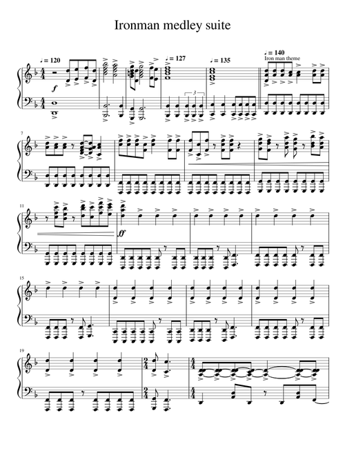 Iron man medley suite