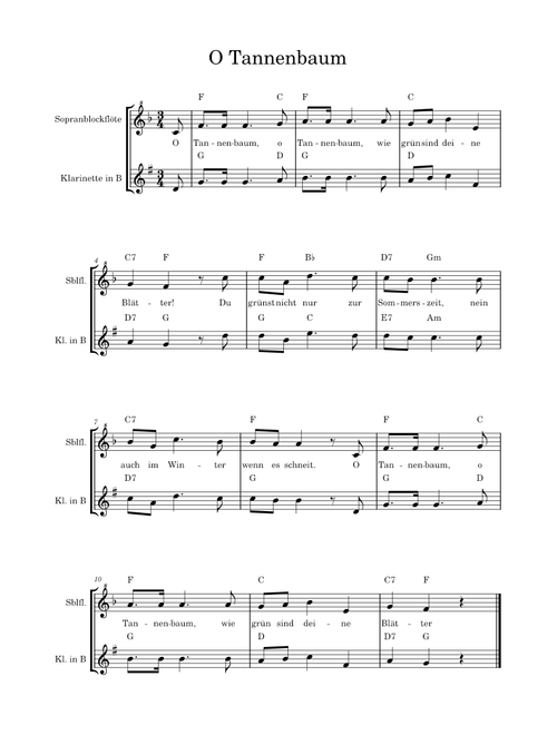 O Tannenbaum – Misc Traditional