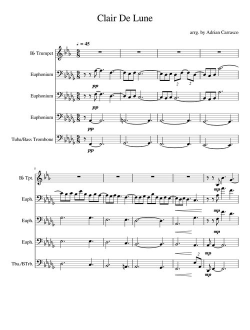 Clair_De_Lune(Brass Ensemble)
