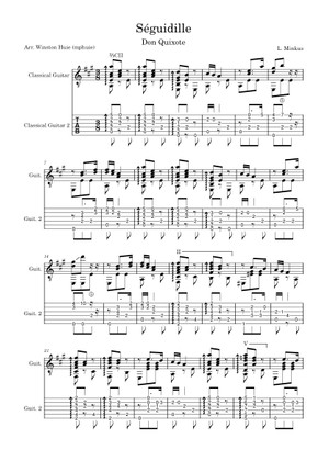 Queen of the Dryads from 'Don Quixote' Sheet Music for Piano (Solo