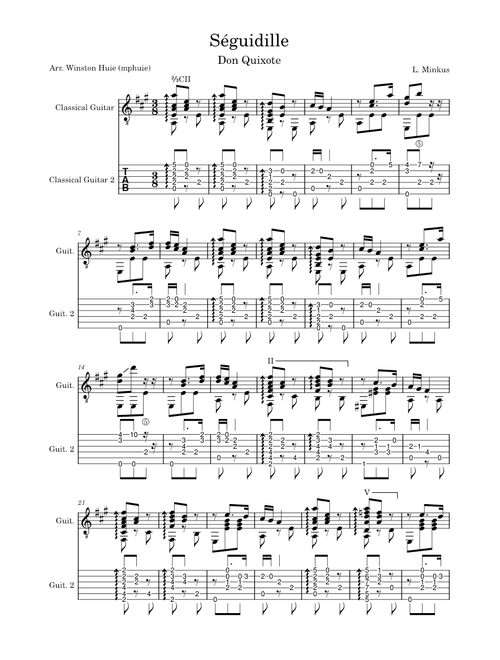 Séguidille, Don Quixote – Ludwig Minkus