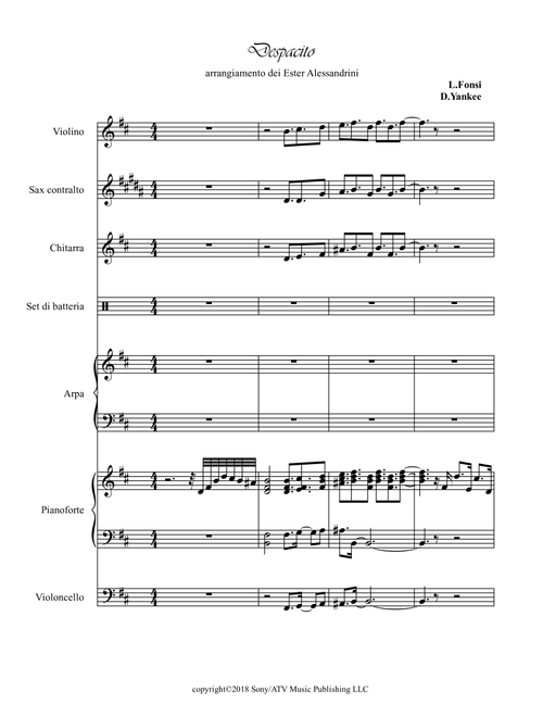 Despacito (Arr. Ester Alessandrini) - Luis Fonsi & Daddy Yankee (Large Ensemble)