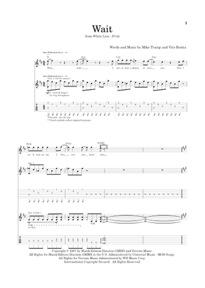 Play Official version of Hungry Sheet Music by White Lion