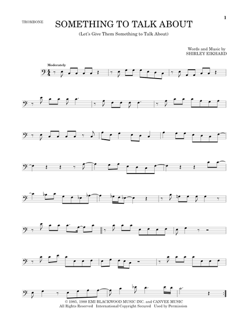 Something To Talk About (Let's Give Them Something To Talk About) - Bonnie Raitt (Trombone Solo)