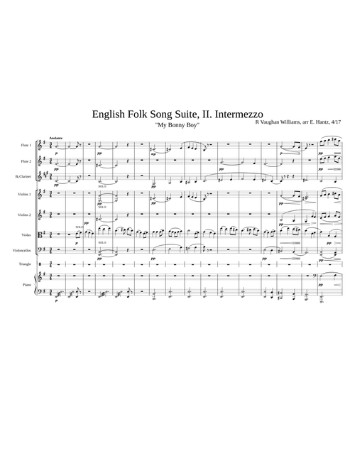 English Folk Song Suite – Ralph Vaughan Williams