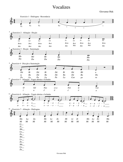 Vocalizes