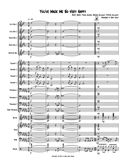 You've Made Me So Very Happy (Arr. Gary Wolk) - Blood Sweat & Tears (Jazz Ensemble)