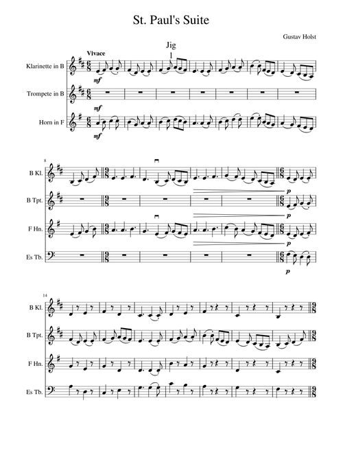 St. Paul's Suite, Op.29 No.2 – Gustav Holst