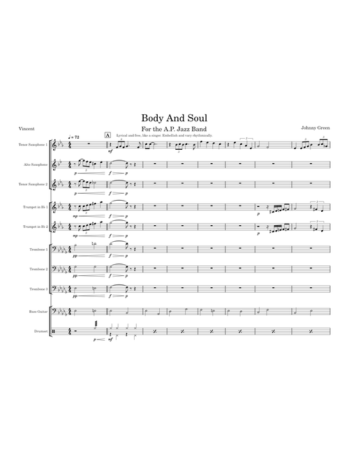 Body and Soul - Johnny Green