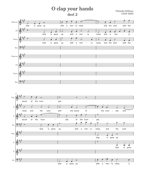 O Clap Your Hands – Orlando Gibbons