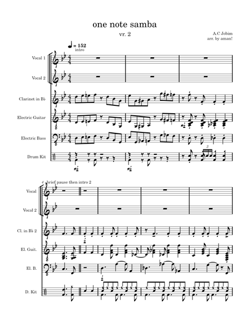 One Note Samba (Samba De Uma Nota So) – Antônio Carlos Jobim