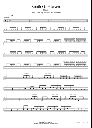 South of Heaven Sheet Music for Piano (Solo) | MuseScore.com
