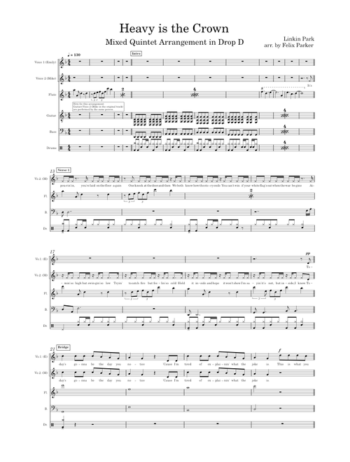Heavy is the Crown (Drop D) – Linkin Park