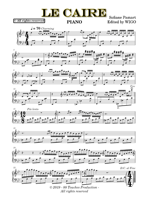 Le Caire – $⨏ℕ℮ ¶mⓇt - (Piano Solo Piece)