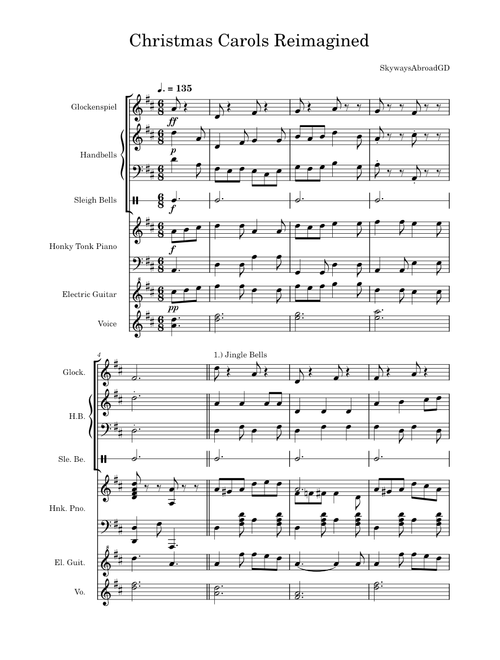 Christmas Carols Reimagined – SkywaysAbroadGD