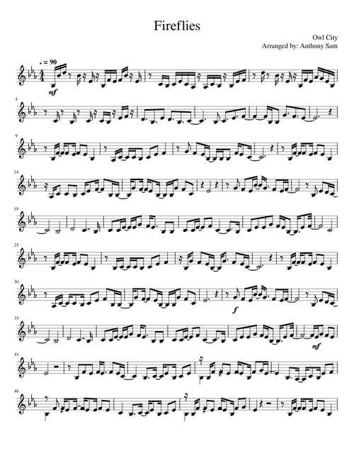Fireflies - Owl City