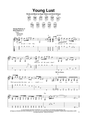 Pink Floyd ギタータブ譜2冊セット Hey You by Pink Floyd Sheet Music for Guitar Tab at Sheet