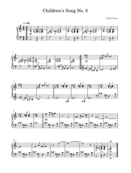 Children's Song No. 5