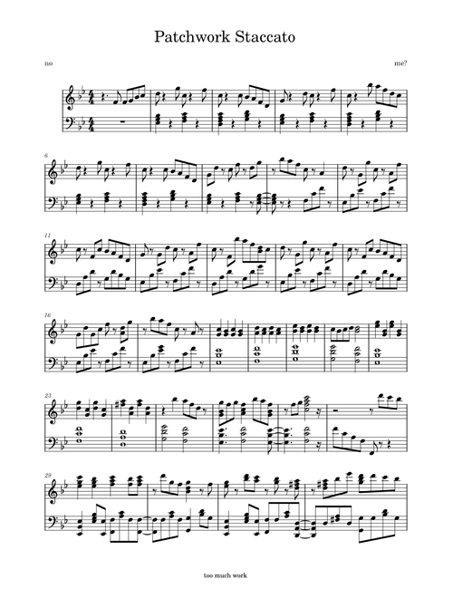 Patchwork Staccato – Toa