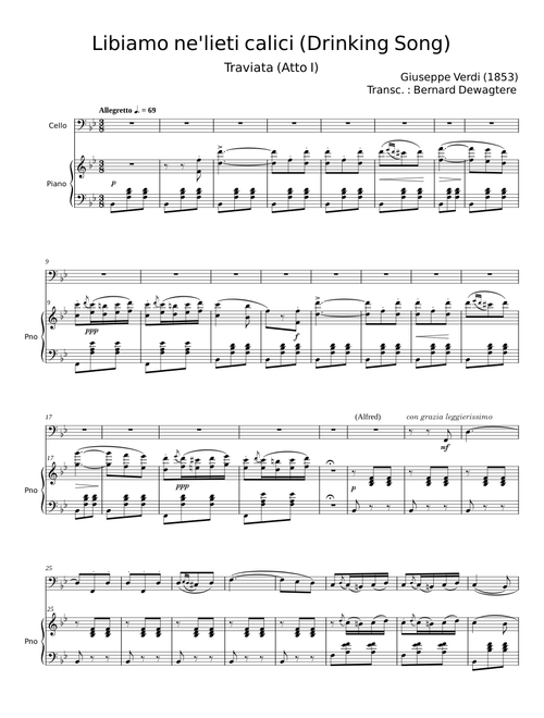 Libiamo ne'lieti calici - Giuseppe Verdi