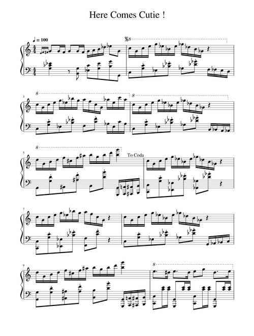 Yo-kai Watch - Here Comes Cutie! (Piano Arrangement) – Kenichiro Saigo Here Comes Cutie !