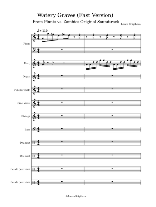 Watery Graves (Fast Version) - Laura Shigihara