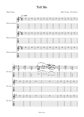 Free White Lion sheet music | Download PDF or print on MuseScore.com