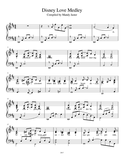 Disney Love Medley
