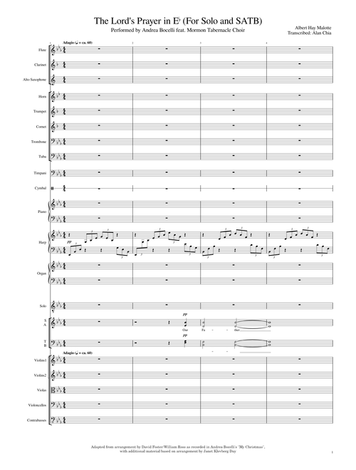 The Lord's Prayer - Andrea Bocelli