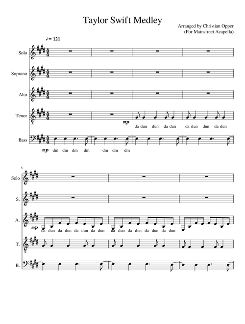 Taylor Swift Medley (Final)