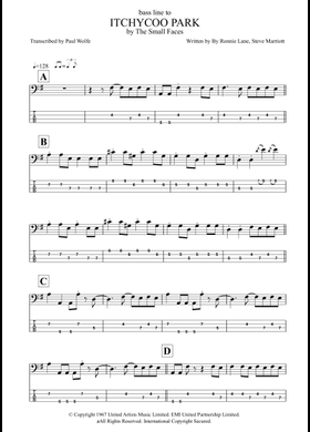 Free The Small Faces sheet music | Download PDF or print on