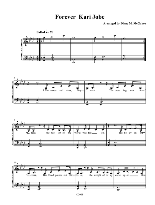 Forever (we Sing Hallelujah) (Arr. Diane M. McGahee) - Joel Taylor, Brian Johnson, Kari Jobe (Small Ensemble)