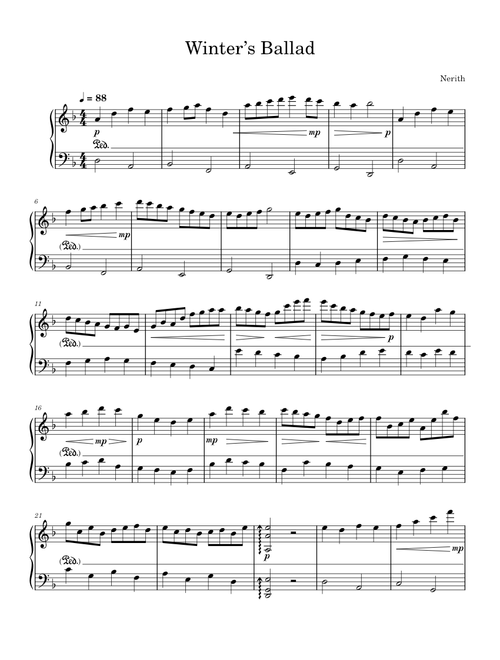 Winter's Ballad – Nerith – sabbyburns16