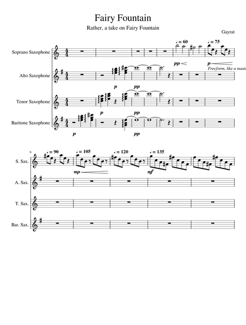 Legend of Zelda Fairy Fountain Sax Quartet