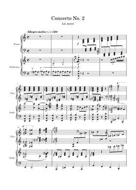 Free Piano Concerto No. 2, Op. 14 by Nikolai Kapustin sheet